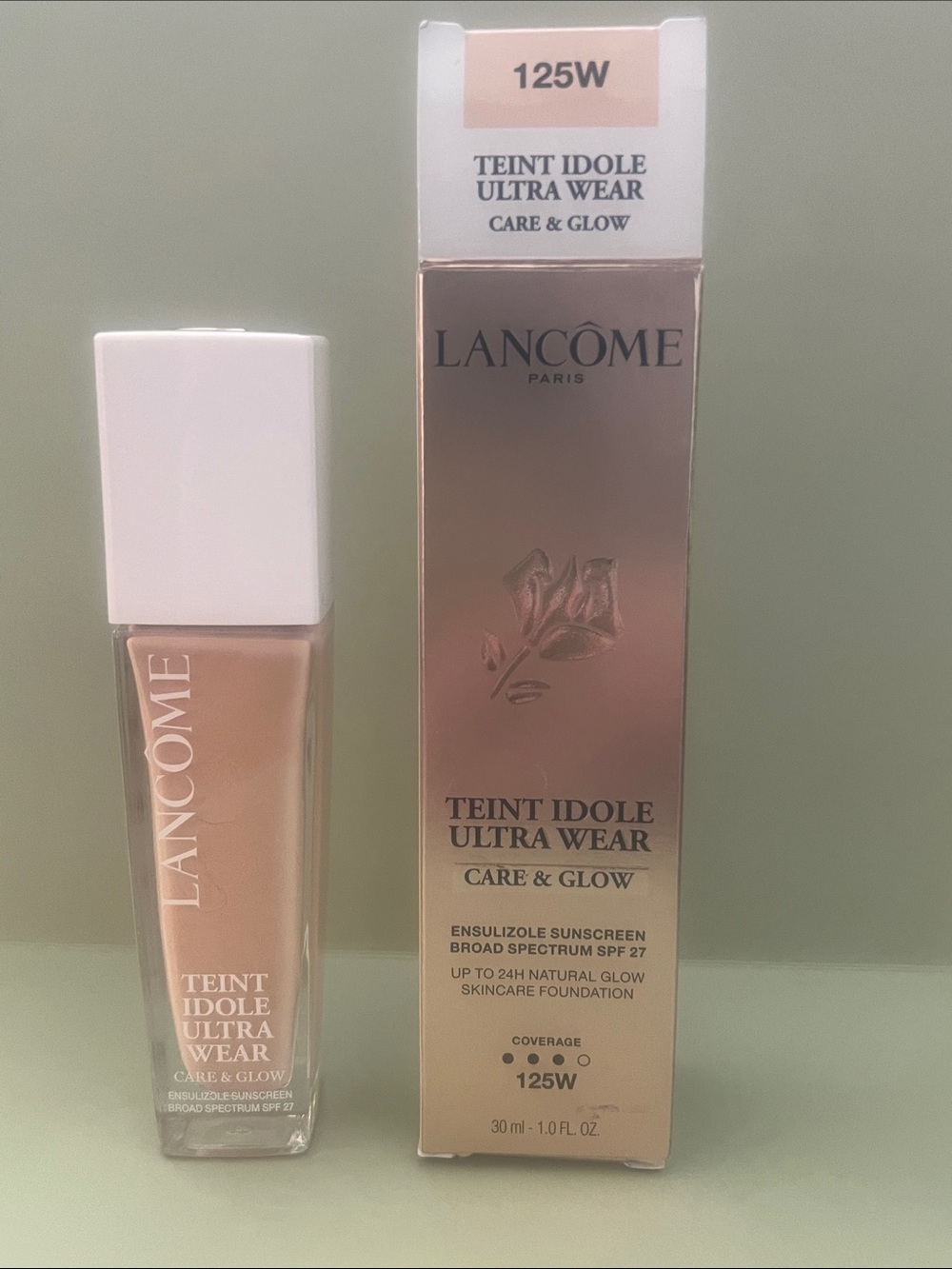 Lancôme Teint Idole Ultra Wear Care & Glow Foundation - 125W Warm Beige